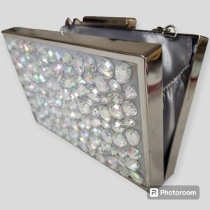 RSVP Gorgeous Clear Gem Special Occasion Clutch